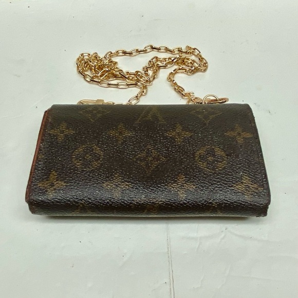 Louis Vuitton, Mono Brown Leather, Compact Wallet Crossbody (CA0969) - Picture 10 of 15